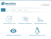 Tablet Screenshot of itpe.cz
